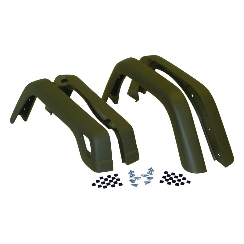 Crown Automotive 55254918K Fender Flare Kit Fits 97-06 Wrangler (TJ)