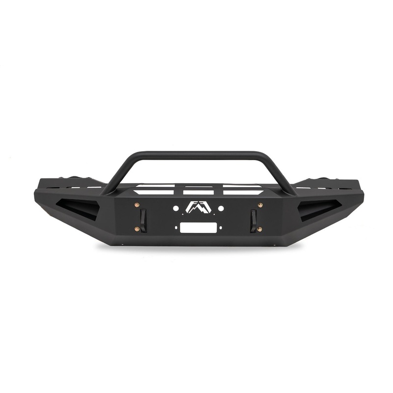 Fab Fours DR03-RS1062-1 Red Steel Front Bumper Fits 03-05 Ram 2500 Ram 3500