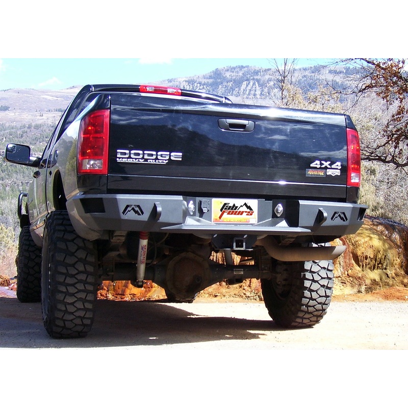 Fab Fours DR03-W1050-1 Heavy Duty Rear Bumper Fits 03-09 Ram 2500 Ram 3500