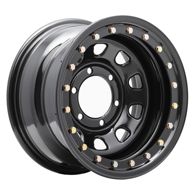 Pro Comp Wheels 252-5183 Rock Crawler Series 252 Black D-Window Wheel