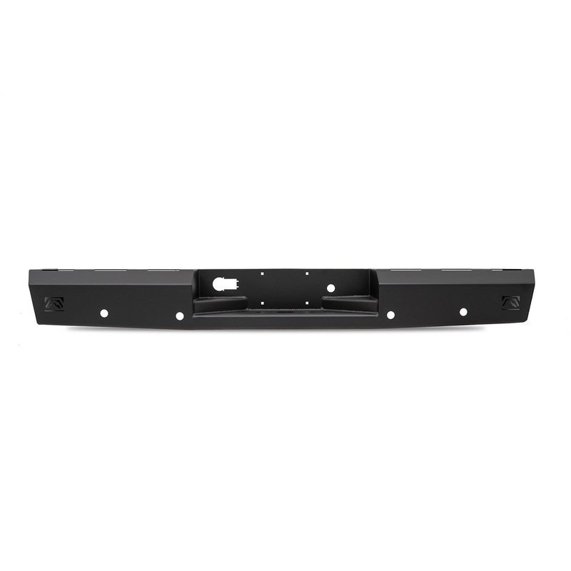 Fab Fours DR10-RT2950-1 Red Steel Rear Bumper Fits 2500 3500 Ram 2500 Ram 3500