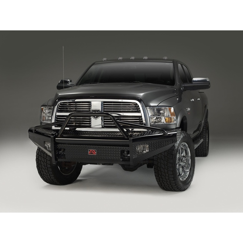 Fab Fours DR10-S2962-1 Black Steel Front Ranch Bumper