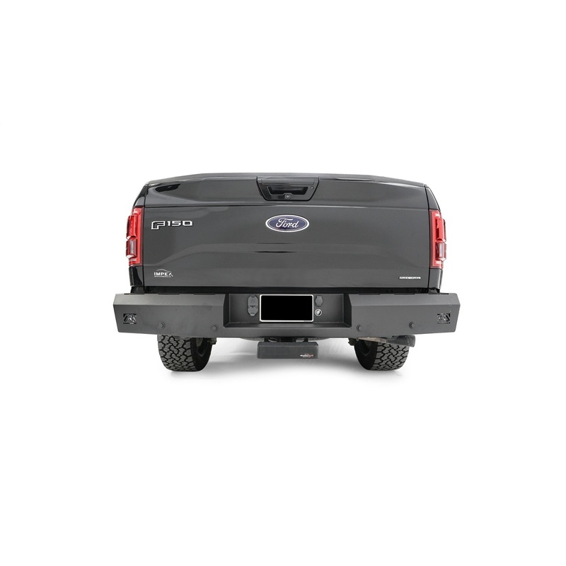 Fab Fours FF15-RT3250-1 Red Steel Rear Bumper Fits 15-20 F-150