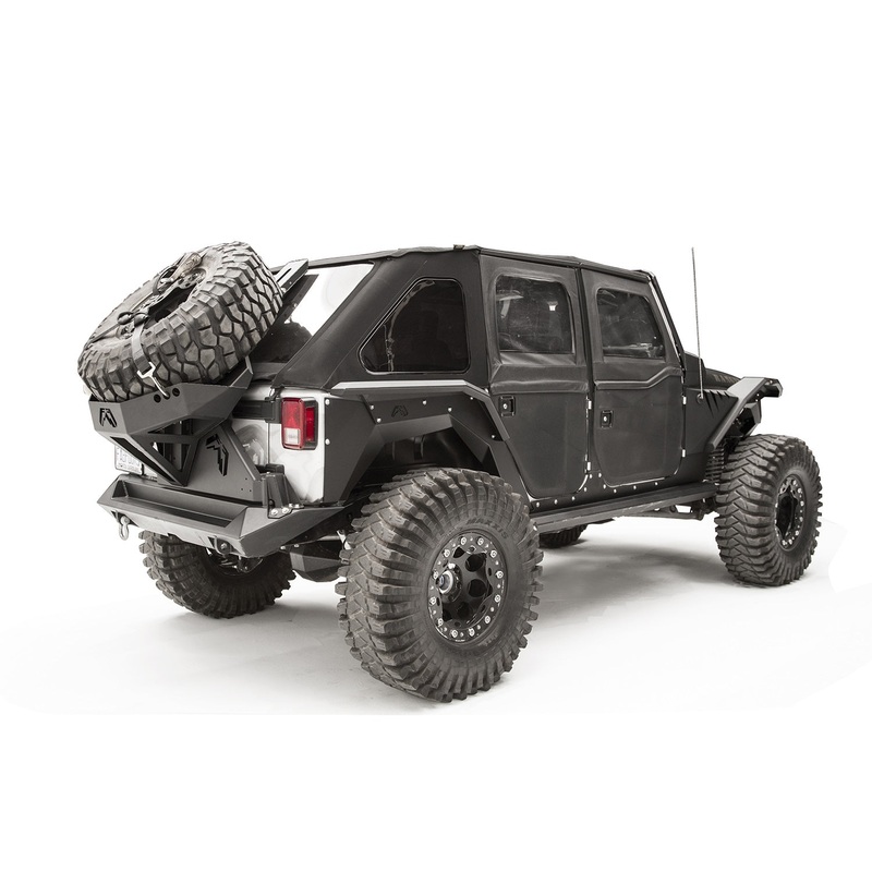 Fab Fours JK1005-1 Fender Flare Fits 07-18 Wrangler (JK)
