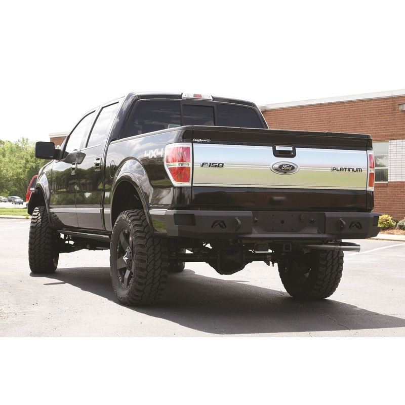 Fab Fours FF09-W1750-1 Heavy Duty Rear Bumper Fits 09-14 F-150