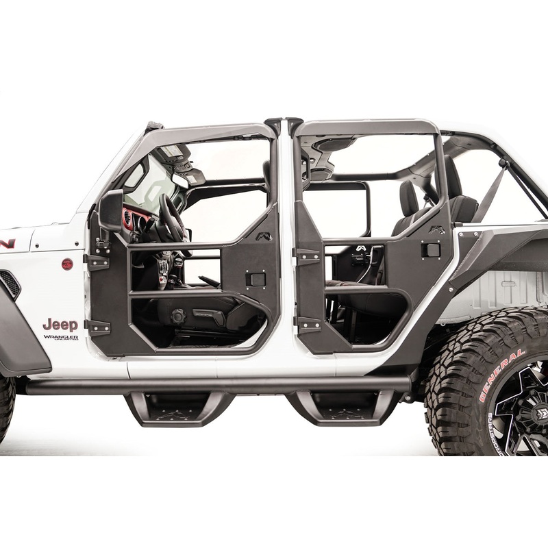 Fab Fours JL1031-1 Full Tube Doors Fits 18-22 Gladiator Wrangler (JL)