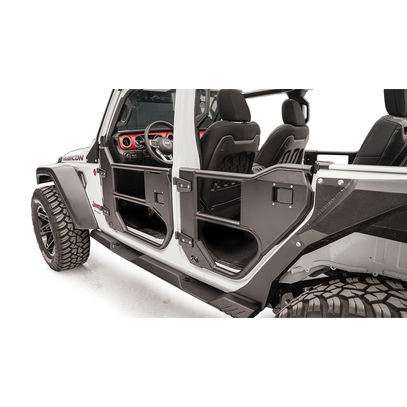 Fab Fours JL1032-1 Half Tube Doors Fits 18-22 Gladiator Wrangler (JL)