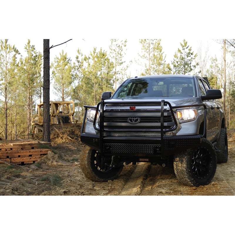 Fab Fours TT14-K2860-1 Black Steel Front Bumper Fits 14-20 Tundra
