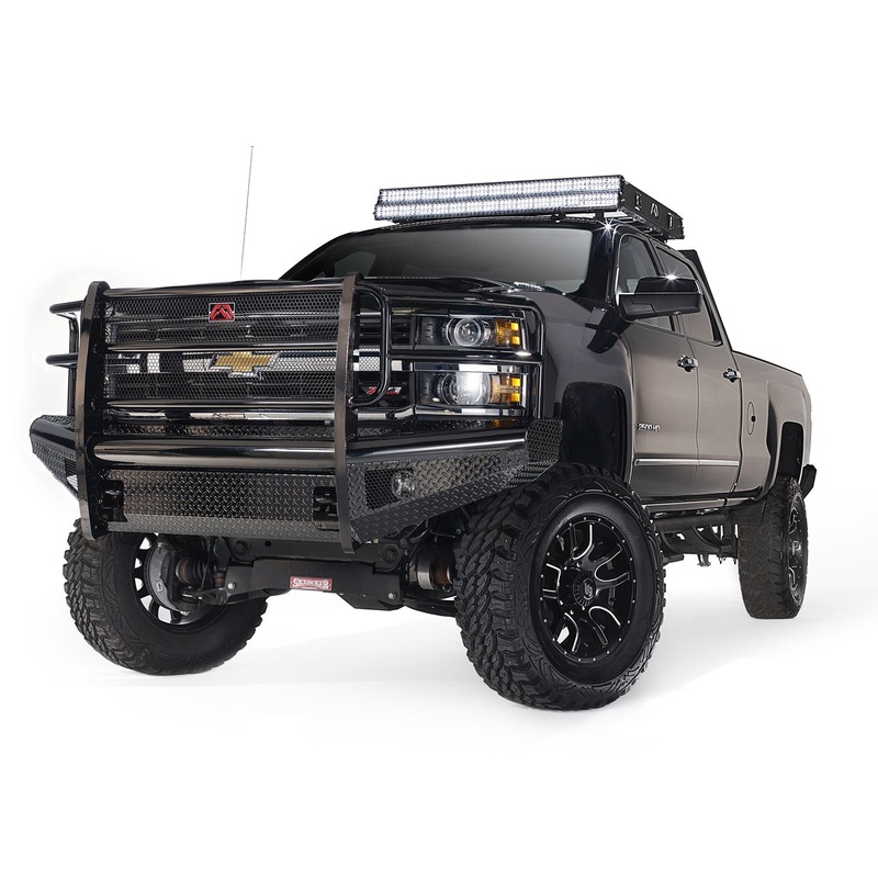 Fab Fours CH05-S1360-1 Black Steel Front Ranch Bumper