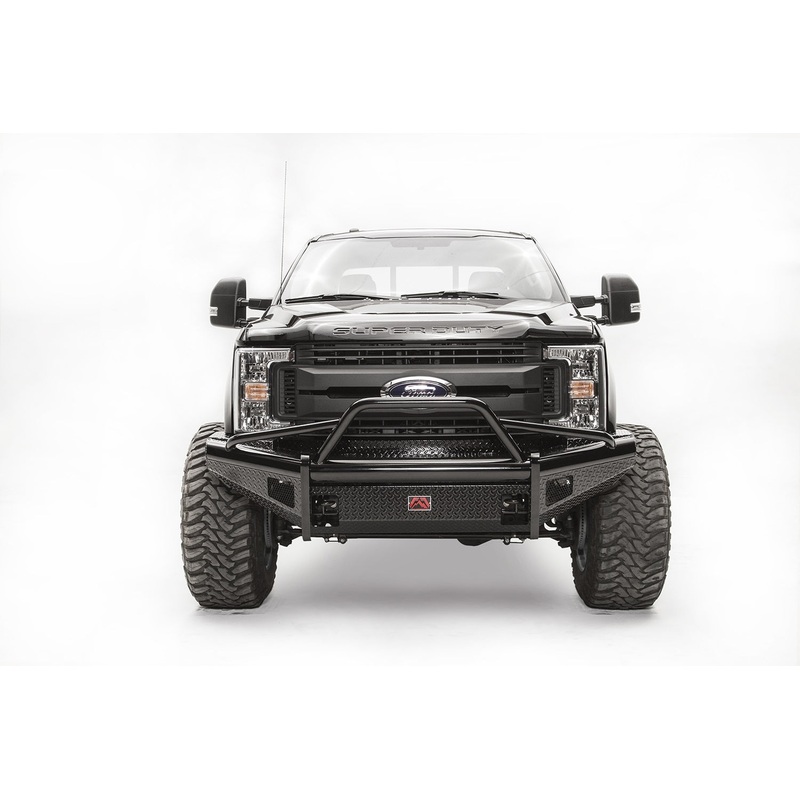 Fab Fours FS17-S4162-1 Black Steel Front Ranch Bumper