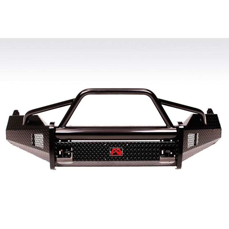 Fab Fours DR09-K2462-1 Black Steel Front Ranch Bumper Fits 09-13 1500 Ram 1500
