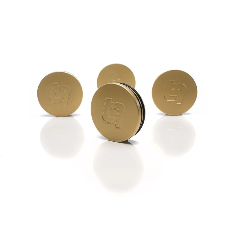 Titan 7 Center Cap - 4 Pack in Cyber Gold