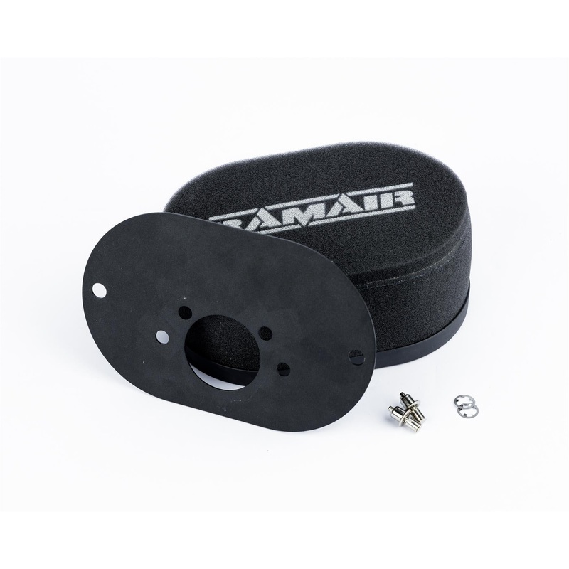 Ramair Carburettor Foam Air Filter with Baseplate to fit SU HS6 (Mini Offset) - 40mm Internal Height