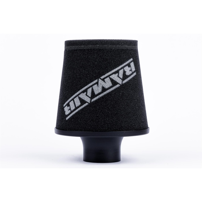 Ramair Small Foam Filter Aluminium Base 60mm OD Black