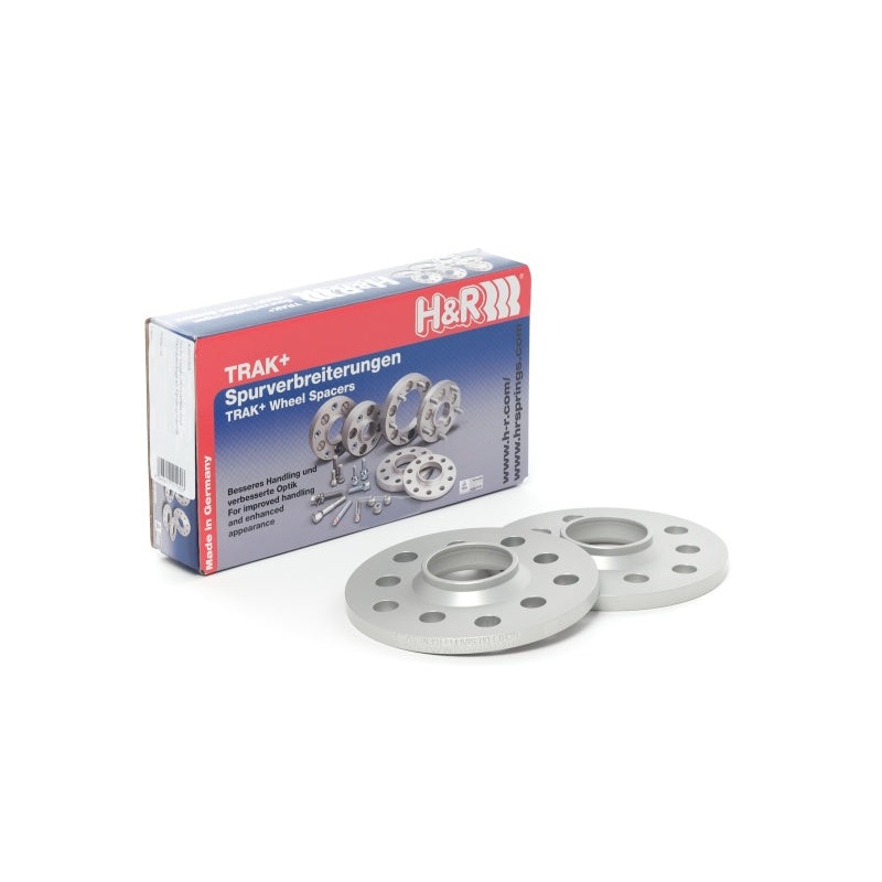 H&R Trak+ 15mm DR Spacer Bolt Pattern 5/112 CB 66.5mm Bolt Thread 14x1.25 - Black