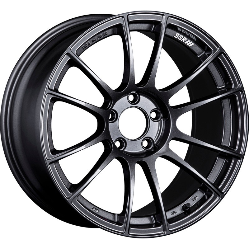 SSR GTX04 18x9.5 5x114.3 40mm Offset Dark Gunmetal Wheel
