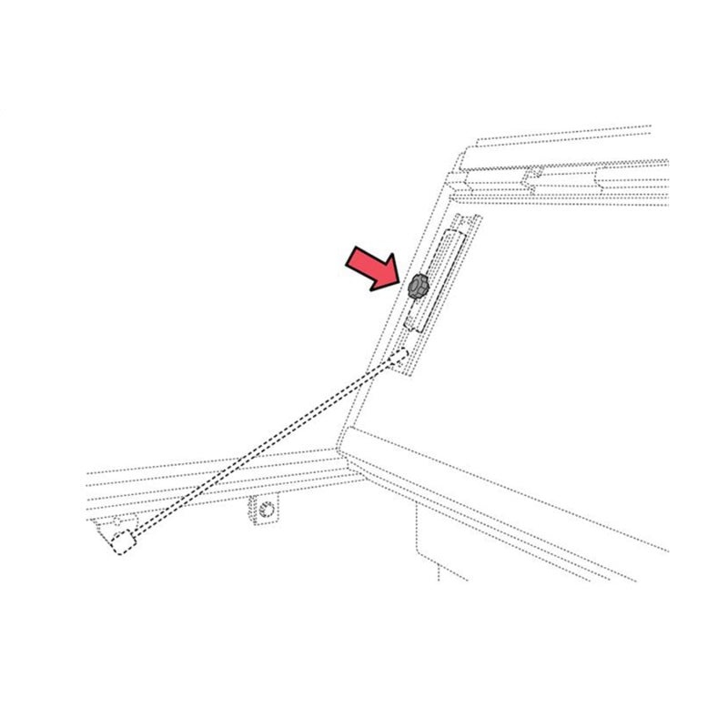 BAK Slide Lock Star Knob Qty 2