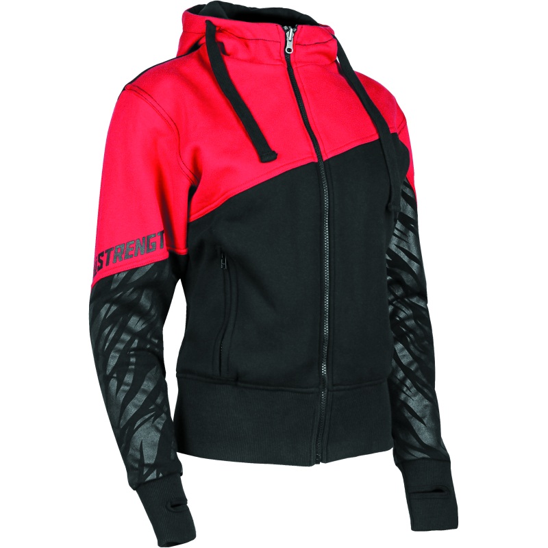 Speed and Strength Cat Outa Hell Hoody Red/Black Womens - Large
