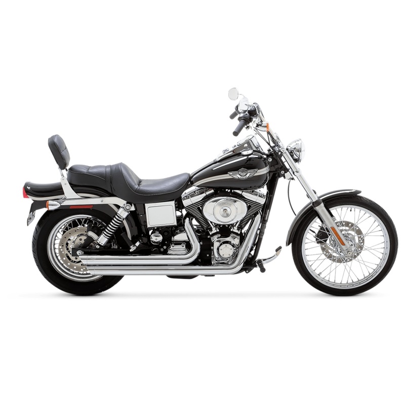 Vance & Hines HD Dyna 06-17 Bigshots Staggered Chrome PCX Full System Exhaust