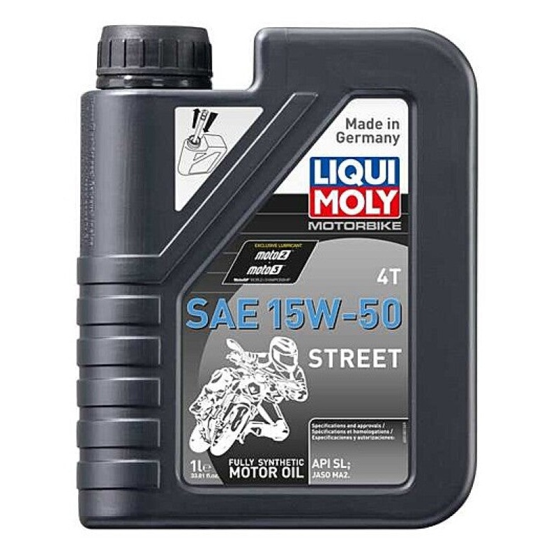 LIQUI MOLY 1L Motorbike 4T SAE 15W50 Street