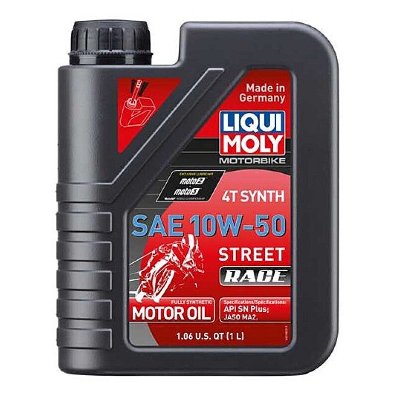LIQUI MOLY 1L Motorbike 4T Synth SAE 10W50 Street Race