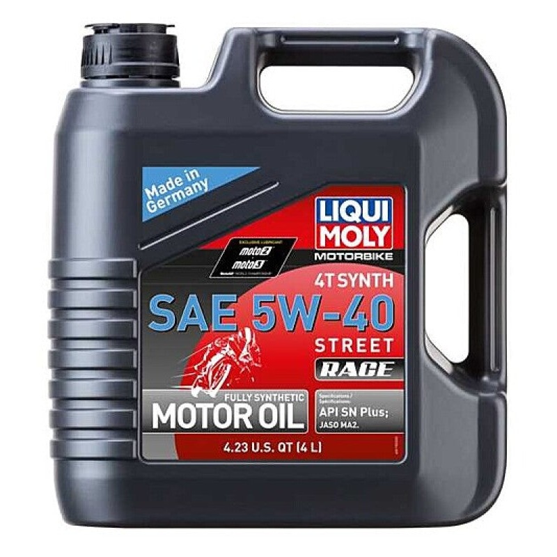 LIQUI MOLY 4L Motorbike 4T Synth 5W40 Street Race