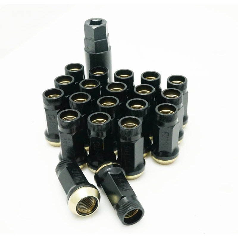 Wheel Mate Muteki SR45R Lug Nut Kit 12x1.5 - Black