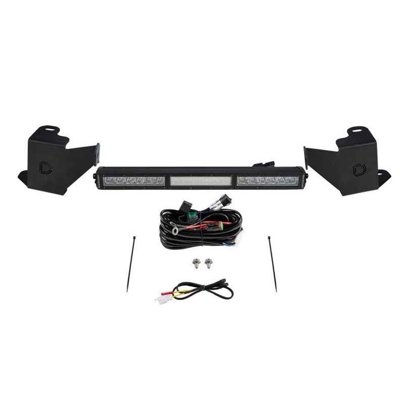 Diode Dynamics 2022 Toyota Tundra Stealth Bumper Light Bar Kit - White Combo