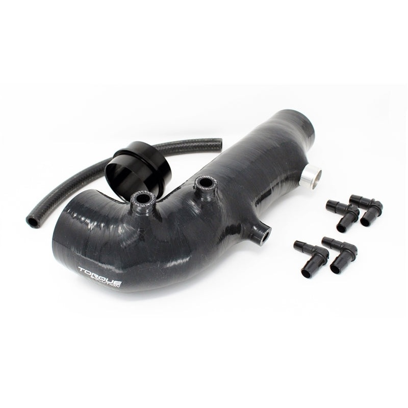 Torque Solution Turbo Inlet Hose Black: 02-07 Subaru WRX / 04-18 STI / 05-09 Legacy GT / 04-13 FTX