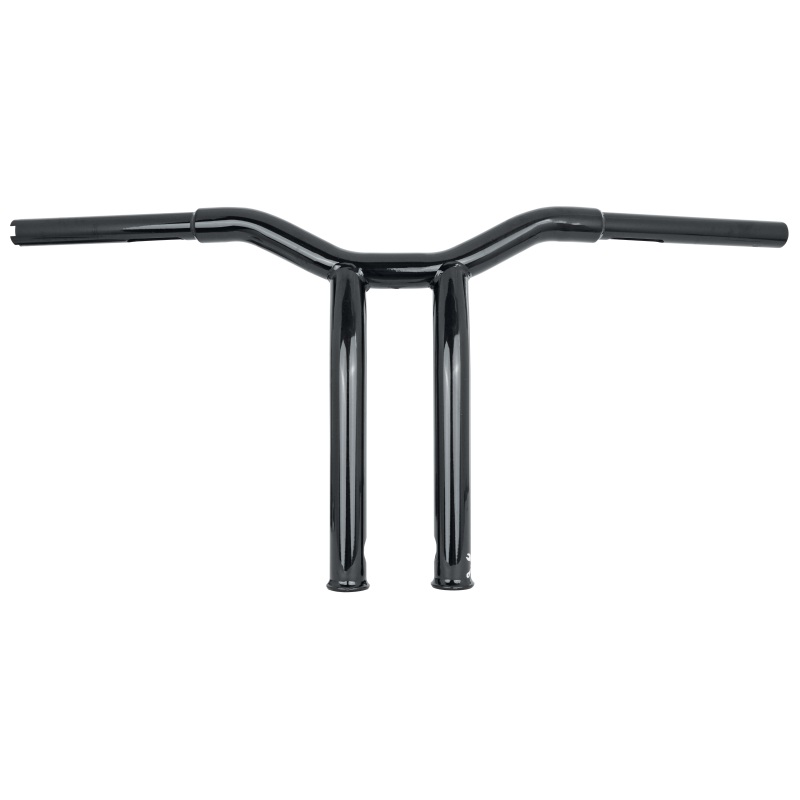 Burly Brand Dominator Raked 12in Black 1.25in O.D.