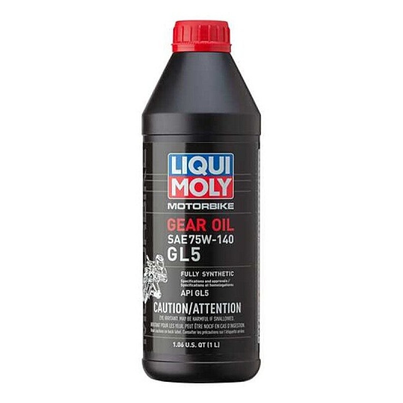 LIQUI MOLY 1L Motorbike Gear Oil (GL5) SAE 75W140
