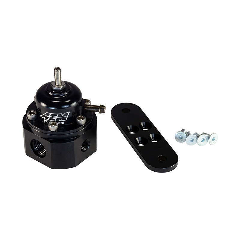 AEM Universal Black Adjustable Fuel Pressure Regulator