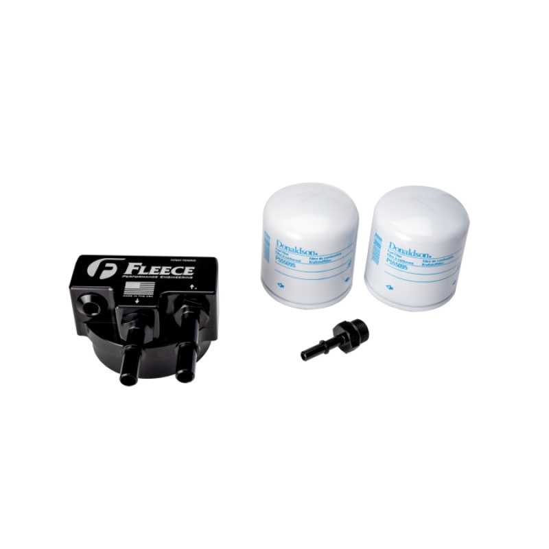 Fleece Performance 11-24 Ford Powerstroke 6.7L Engine Mounted Fuel Filter Assembly