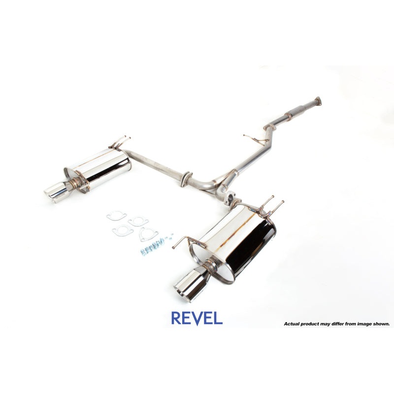 Revel Medallion Touring-S Catback Exhaust - Dual Muffler 04-08 Acura TSX