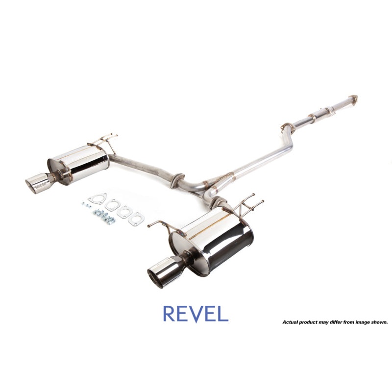 Revel Medallion Touring-S Catback Exhaust - Dual Muffler 09-14 Acura TSX 2.4L
