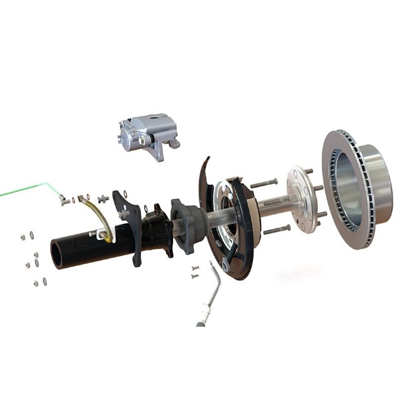 Pedders 05-20 Toyota Tacoma (6 Lug) Rear Brake Conversion Kit