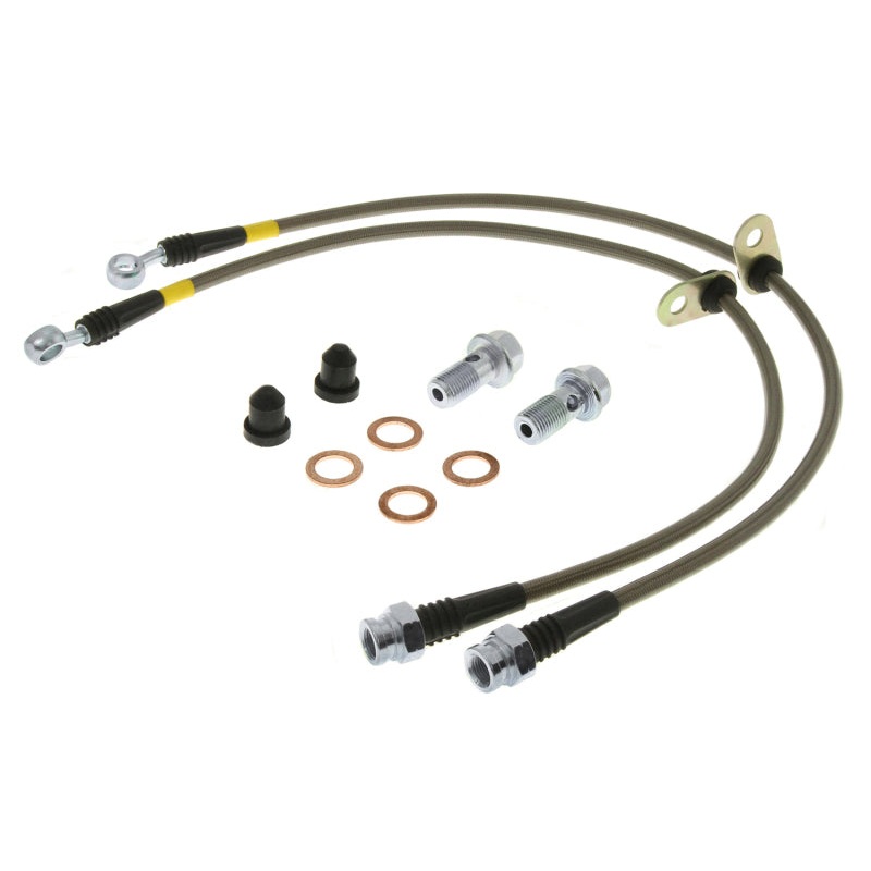StopTech 00-04 Ferrari F360/04-05 F360 Stradale/96-02 Maranello Front Stainless Steel Brake Line Kit