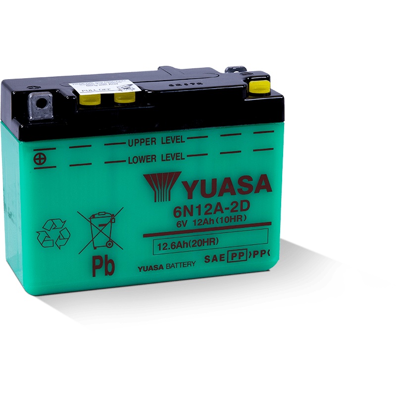Yuasa 6N12A-2D Conventional 6 Volt Battery