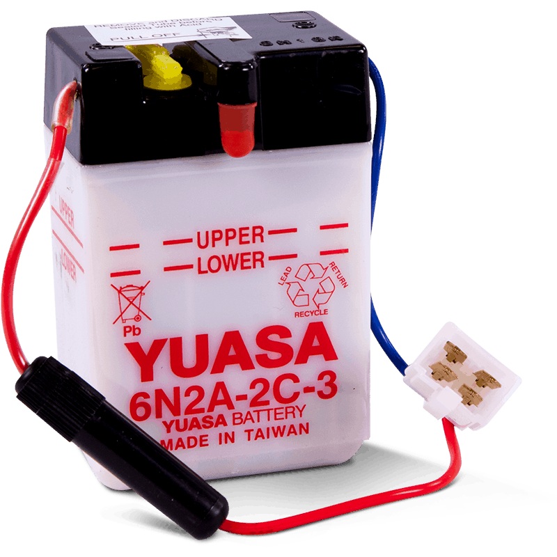 Yuasa 6N2A-2C-3Conventional 6 Volt Battery