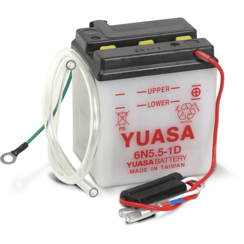 Yuasa 6N5.5-1D Conventional 6 Volt Battery