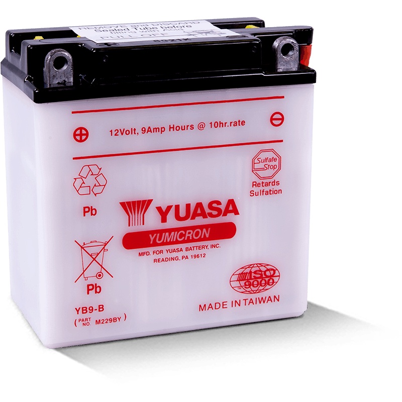 Yuasa YB9-B Yumicron 12 Volt Battery