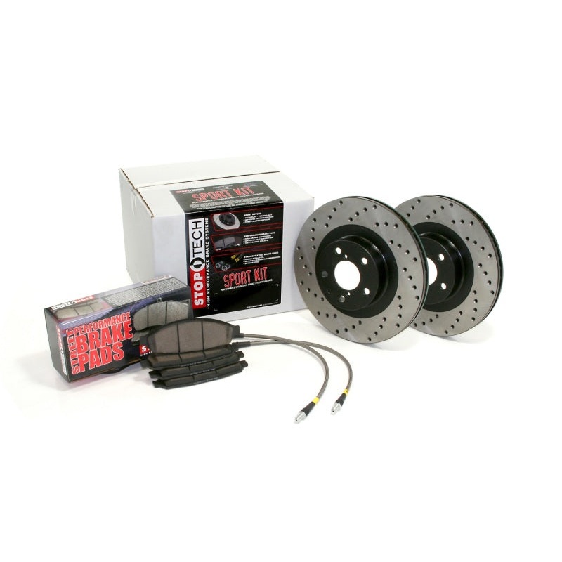 Sport Axle Pack Drilled Rotor, Front
