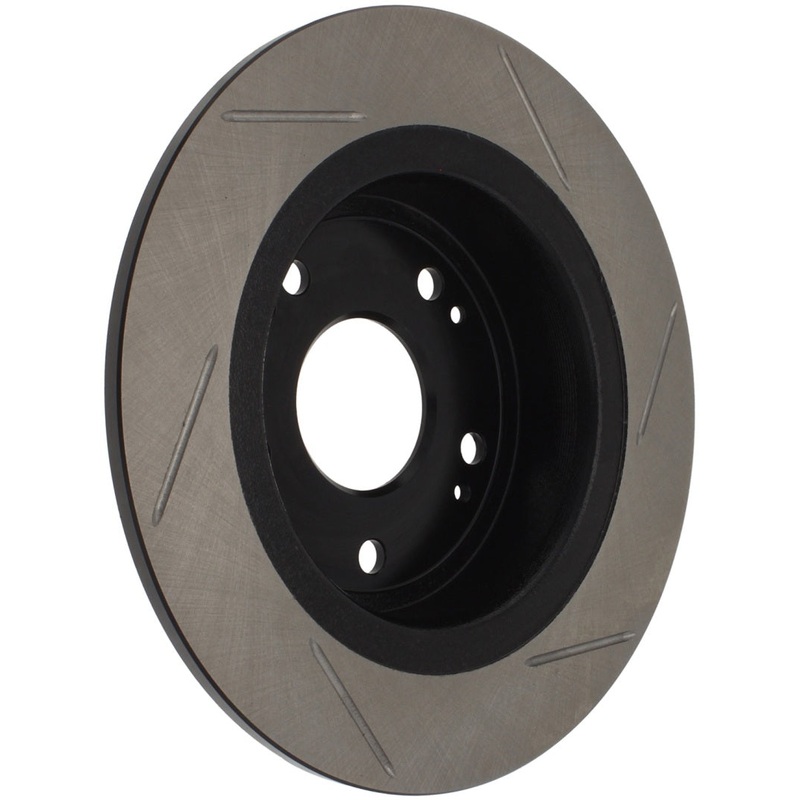 StopTech Power Slot 09-10 Acura TSX / 08-10 Honda Accord Rear Right Slotted Rotor