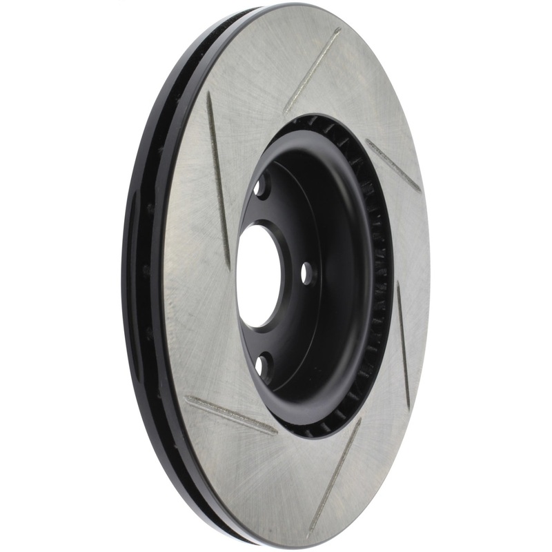 StopTech 16-18 Mazda Miata MX-5 Sport Slotted Front Left Rotor