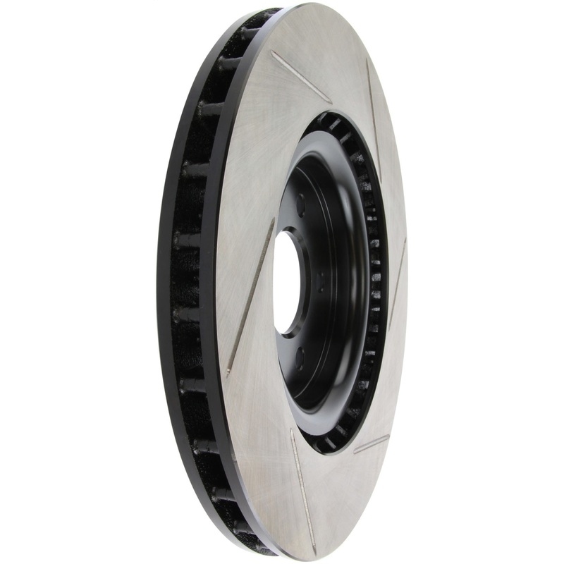 StopTech Power Slot 07-10 Ford Mustang Shelby Front Right Slotted Rotor