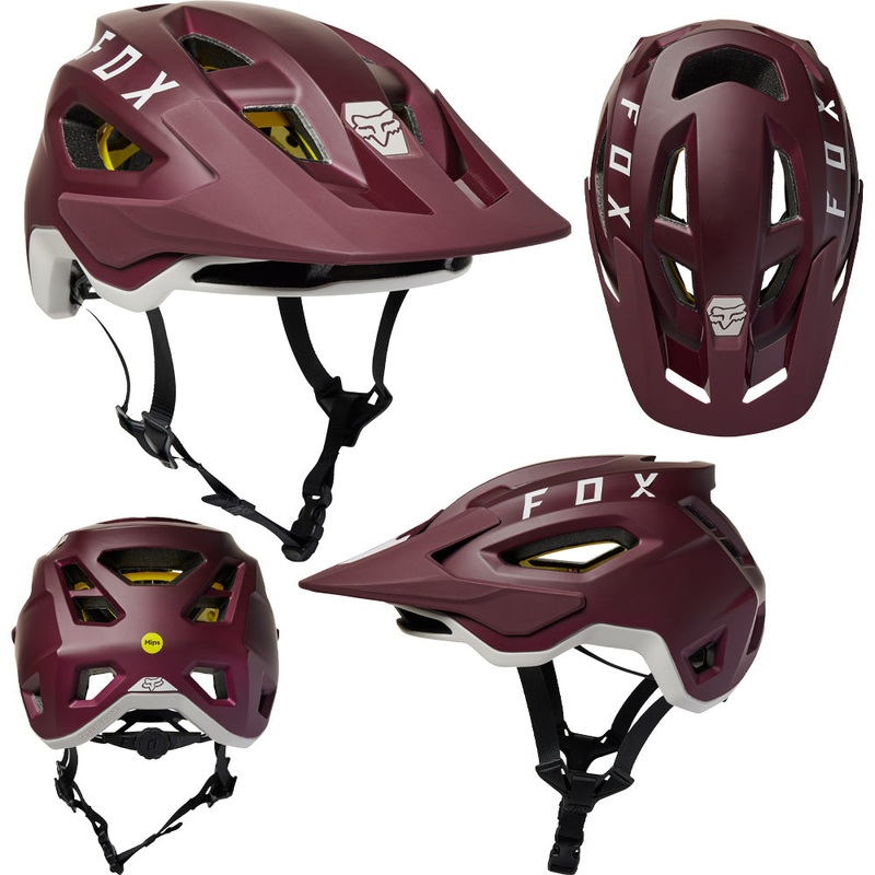 Fox Speedframe MIPS Helmet - M - Dark Maroon