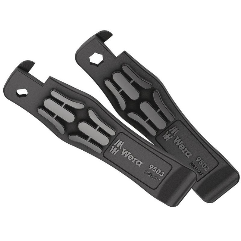 Wera Bicycle Set 13 Tyre Lever Set - Black 2 Pack - Black 2 Pack